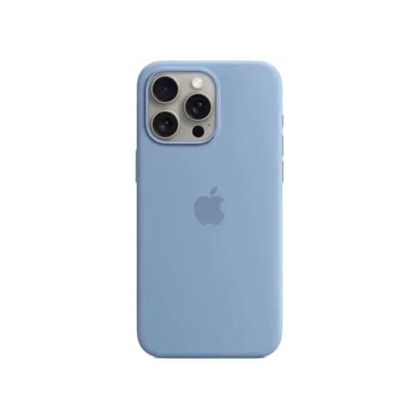 Чохол для iPhone 15 Pro Max Silicone Case with MagSafe - Winter Blue (MT1Y3)