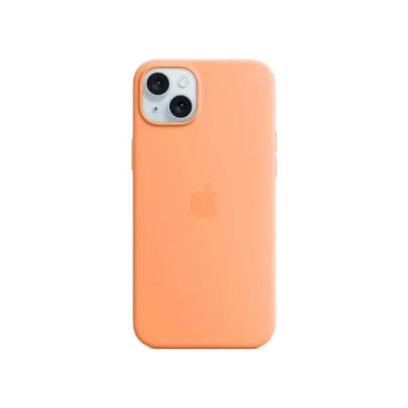 Чохол для iPhone 15 Silicone Case with MagSafe - Orange Sorbet (MT0W3)