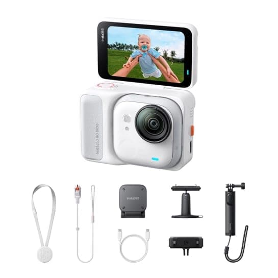 Екшн-камера Insta360 GO Ultra Creator Bundle Arctic White