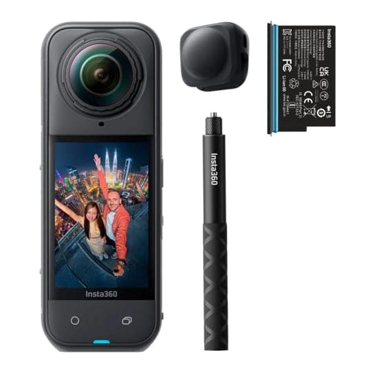 Екшн-камера Insta360 X5 Starter Bundle - Midnight Black (CINSAAHA-X534)