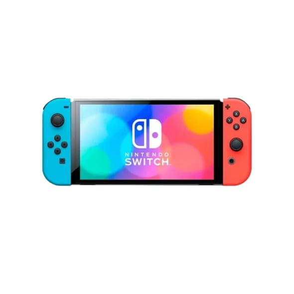 Портативна ігрова приставка Nintendo Switch OLED with Neon Blue and Neon Red Joy-Con (045496453442)