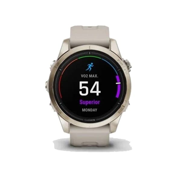 Смарт-годинник Garmin Epix Pro Gen 2 Sapphire 42mm Soft Gold w. Light S. Band (010-02802-10/11)