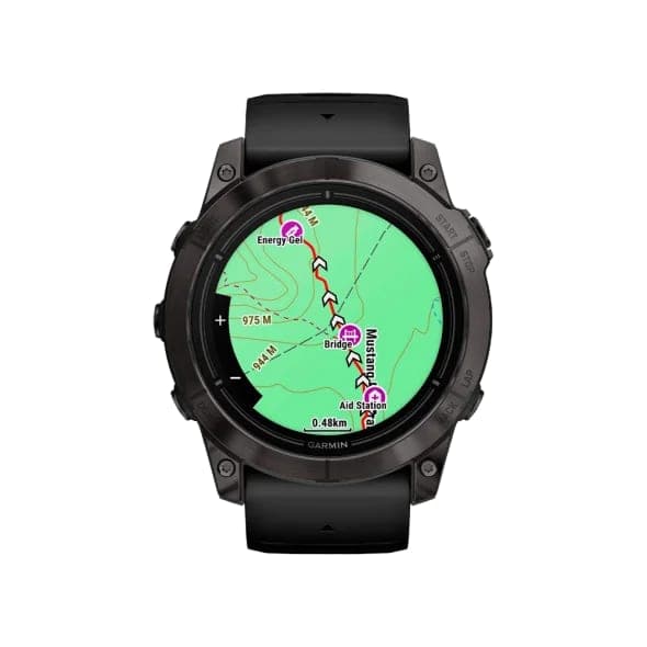 Смарт-годинник Garmin Epix Pro Gen 2 Sapphire 51mm Carbon G. DLC Tit. with Black Band (010-02804-00/01/53)