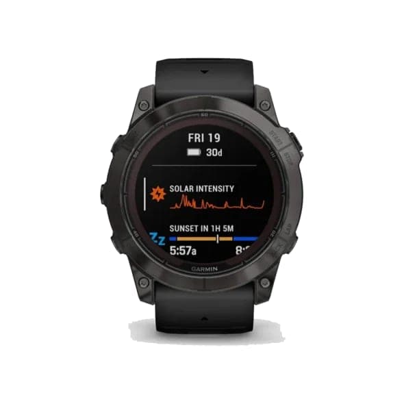 Смарт-годинник Garmin Fenix 7X Pro Sapphire Solar Carbon G. DLC Tit. with Black Band (010-02778-10/11/54)