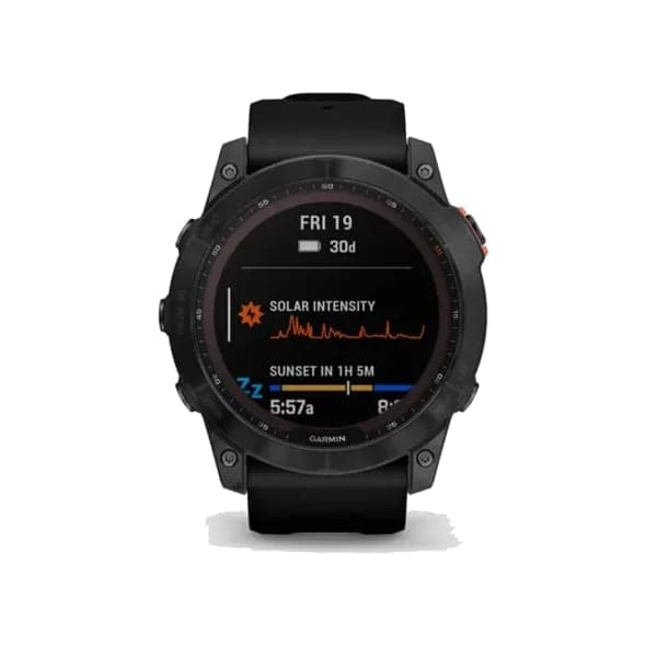 Смарт-годинник Garmin Fenix 7X Solar Slate Gray with Black Band (010-02541-00/01/0A)
