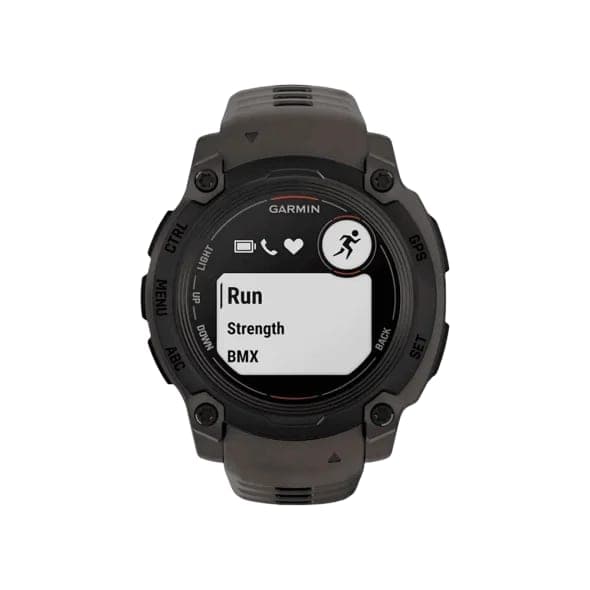 Смарт-годинник Garmin Instinct E 40mm Black with Charcoal Band (010-02932-00/13)