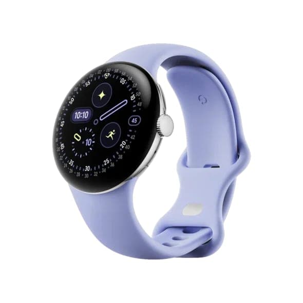 Смарт-годинник Google Pixel Watch 4 41mm LTE Polished Silver Aluminum case / Iris Active Band
