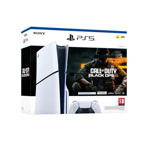 Стаціонарна ігрова приставка Sony PlayStation 5 Slim 1TB Call of Duty: Black Ops 6 Bundle (1000049598, 1000049595)
