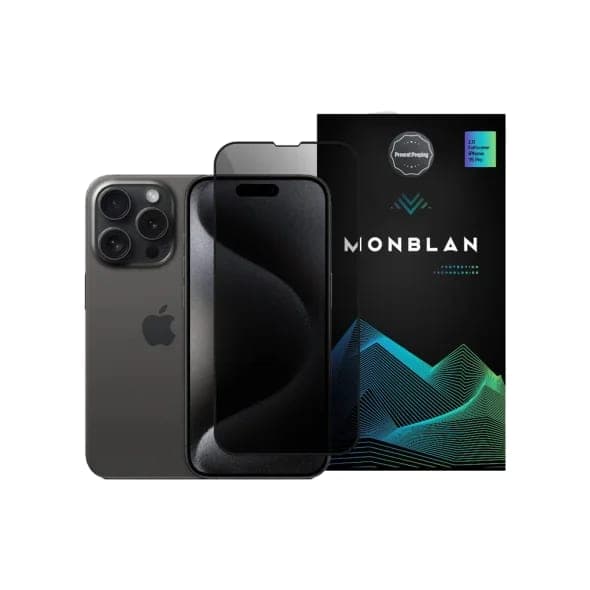 Захисне скло iPhone 15 Pro Privacy Monblan