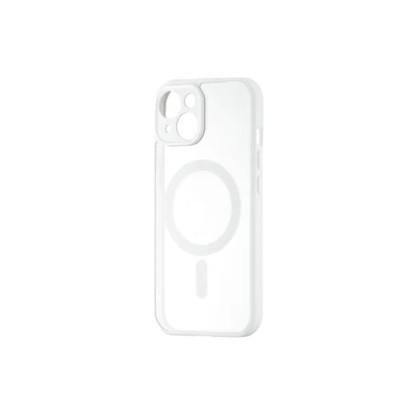 Чохол для Apple iPhone 15 Plus FULL CAMERA ROCK Pure Magnet White/білий