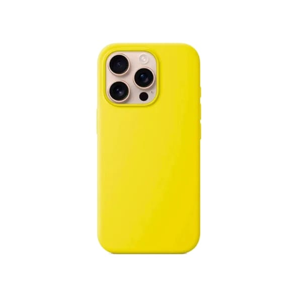 Чохол для Apple iPhone 16 Pro Max Monblan Silicone Case with MagSafe Yellow/жовтий