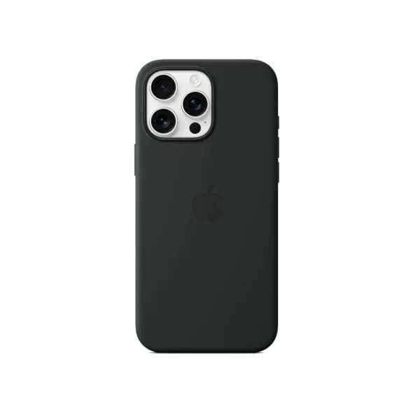 Чохол для Apple iPhone 16 Pro Max Silicone Case with MagSafe HQ Copy Black/чорний