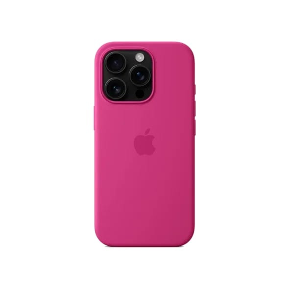 Чохол для Apple iPhone 16 Pro Max Silicone Case with MagSafe HQ Copy Fuchsia/фуксія