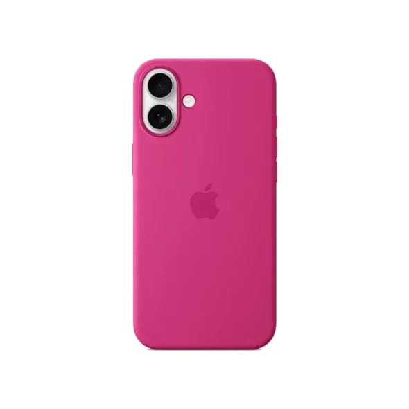 Чохол для Apple iPhone 16 Silicone Case with MagSafe HQ Fuchsia/фуксія Copy