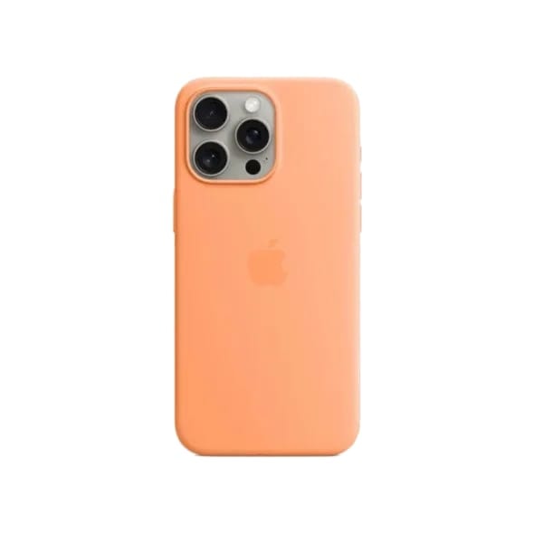 Чохол для iPhone 15 Pro Max Silicone Case with MagSafe - Orange Sorbet (MT1W3)