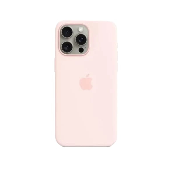 Чохол для iPhone 15 Pro Silicone Case with MagSafe - Light Pink (MT1F3)