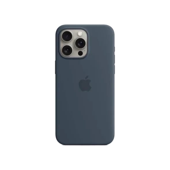 Чохол для iPhone 15 Pro Silicone Case with MagSafe - Storm Blue (MT1D3)
