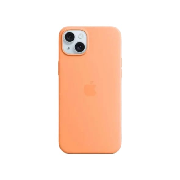 Чохол для iPhone 15 Silicone Case with MagSafe - Orange Sorbet (MT0W3)