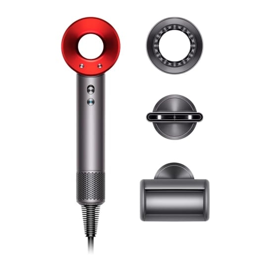 Фен Dyson HD08 Supersonic Nickel/Red (565266-01)