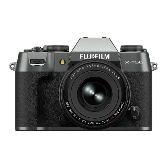 Фотоапарат зі змінним об'єктивом Fujifilm X-T50 Kit 16-50mm f/2.8-4.8R LM WR Charcoal Silver (16828650)