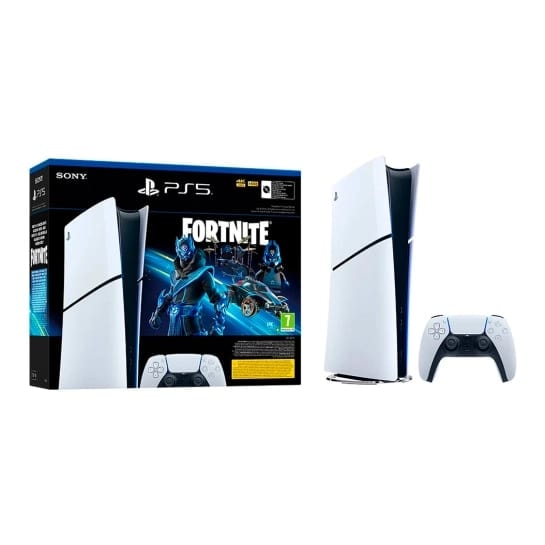 Ігрова консоль Sony Playstation 5 Slim Digital Edition 1TB (Fortnite Cobalt Star Bundle) (1000045170)
