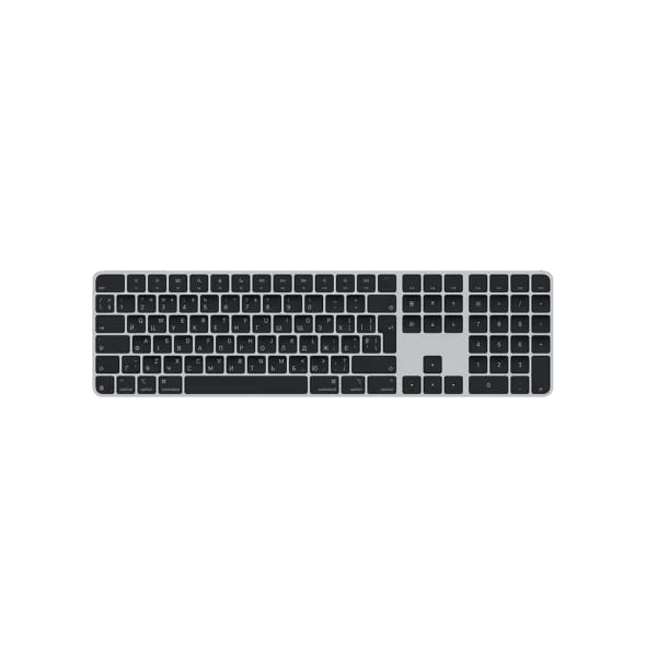 Клавіатура Apple Magic Keyboard with Touch ID and Numeric Keypad for Mac with Apple silicon USB-C Black Keys (MXK83)