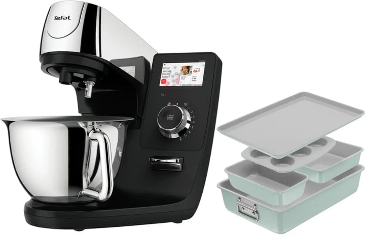 Кухонна машина Tefal I-Coach Touch QB951837 + набір для випікання Tefal Ceramik в подарунок