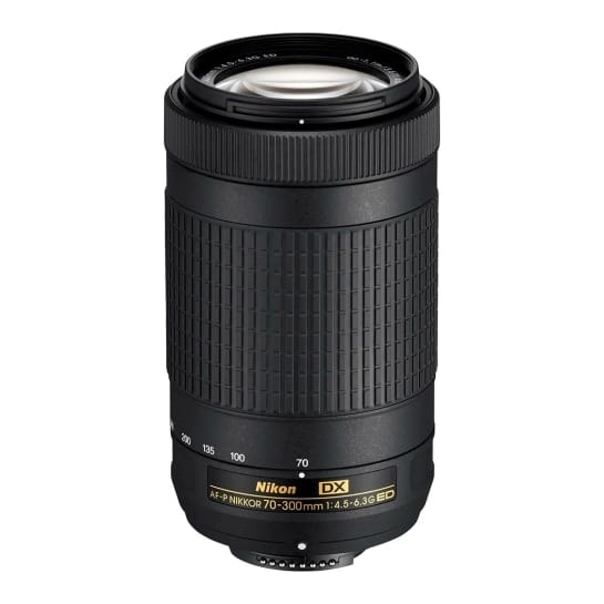 Об'єктив для фотоапарата Nikon AF-P DX NIKKOR 70-300mm f/4.5-6.3E ED VR (JAA833DA)