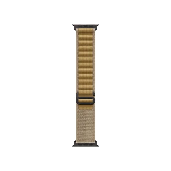 Ремінець Apple Alpine Loop Tan - Black Titanium Finish для Watch 44/45/46/49mm - Medium (MYQ13)