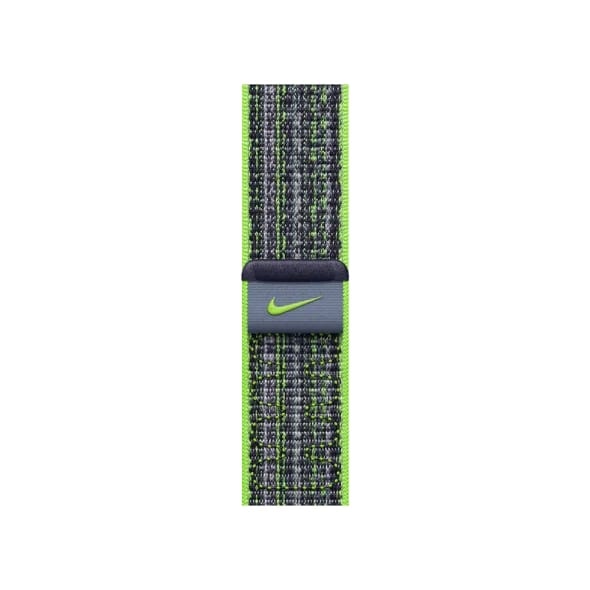 Ремінець Apple Bright Green/Blue Nike Sport Loop для Apple Watch 38/40/41mm (MTL03)