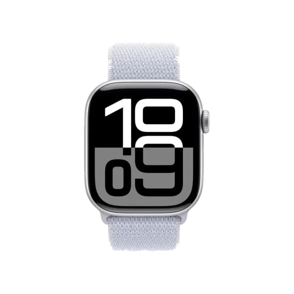 Смарт-годинник Apple Watch Series 10 GPS 42mm Silver Aluminum Case w. Blue Cloud Sport Loop (MWWD3)