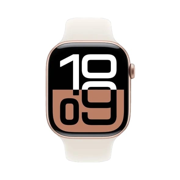 Смарт-годинник Apple Watch Series 10 GPS 46mm Rose Gold Alu. Case w. Light Blush Sport Band - M/L (MWWU3)
