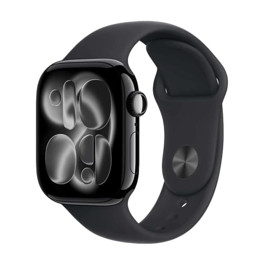 Смарт-годинник Apple Watch Series 11 GPS 42mm Jet Black Aluminium Case with Black Sport Band - M/L