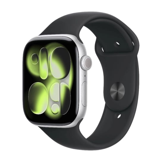 Смарт-годинник Apple Watch Series 11 GPS 46mm Aluminium Space Gray Case with Black Sport Band - S/M