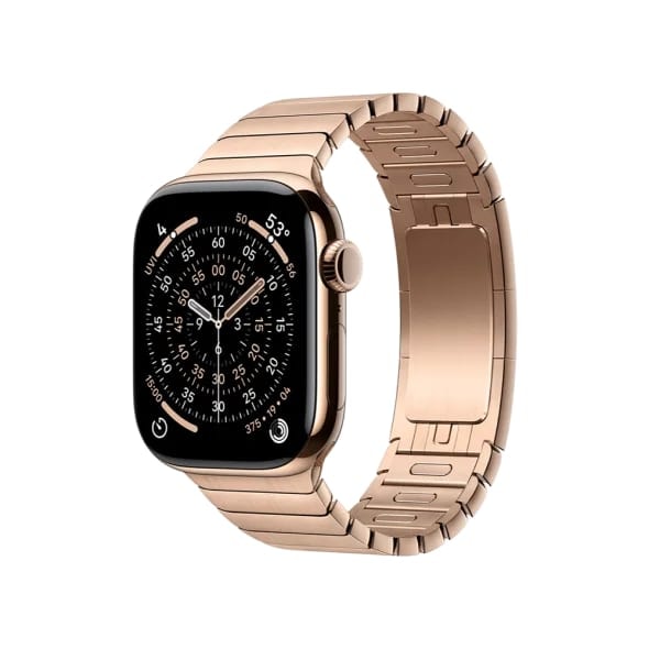 Смарт-годинник Apple Watch Series 11 GPS + Cellular 42mm Gold Tit. Case w. Gold Link Bracelet (MF9M4+MXMC3)