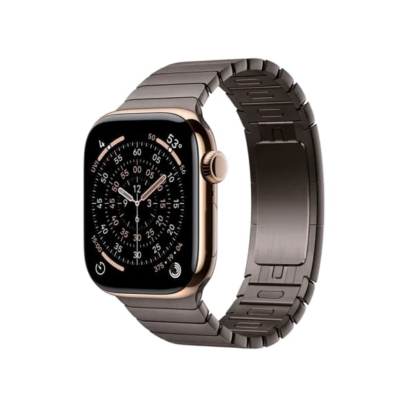 Смарт-годинник Apple Watch Series 11 GPS + Cellular 42mm Gold Tit. Case w. Slate Link Bracelet (MF9M4+MXMD3)