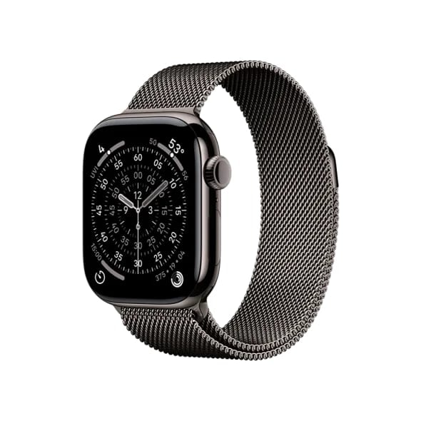 Смарт-годинник Apple Watch Series 11 GPS + Cellular 42mm Slate Tit. Case w. Slate Milanese Loop (MF9K4+MGJ14)