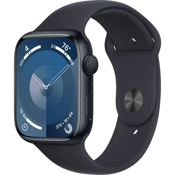 Смарт-годинник Apple Watch Series 9 GPS 41mm Midnight Aluminum Case w. Midnight Sport Band - S/M (MR8W3)