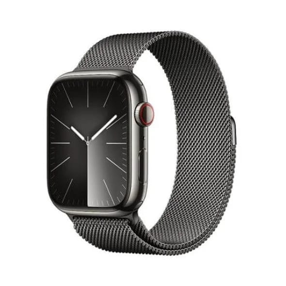 Смарт-годинник Apple Watch Series 9 GPS + Cellular 41mm Graphite S. Steel Case w. Graphite Milanese Loop (MRJA3)