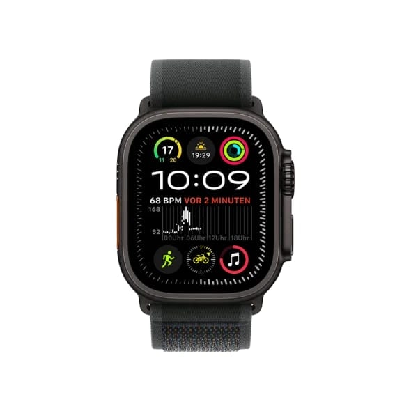 Смарт-годинник Apple Watch Ultra 2 GPS + Cellular 49mm Black Titan. Case w. Black Trail Loop - S/M (MX4U3)