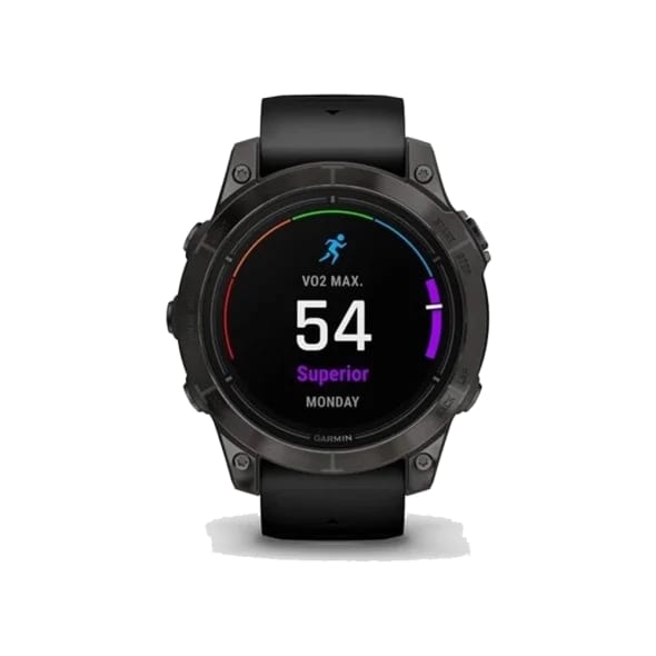 Смарт-годинник Garmin Epix Pro Gen 2 Sapphire 47mm Carbon G. DLC Tit. with Black Band (010-02803-10/11/54)