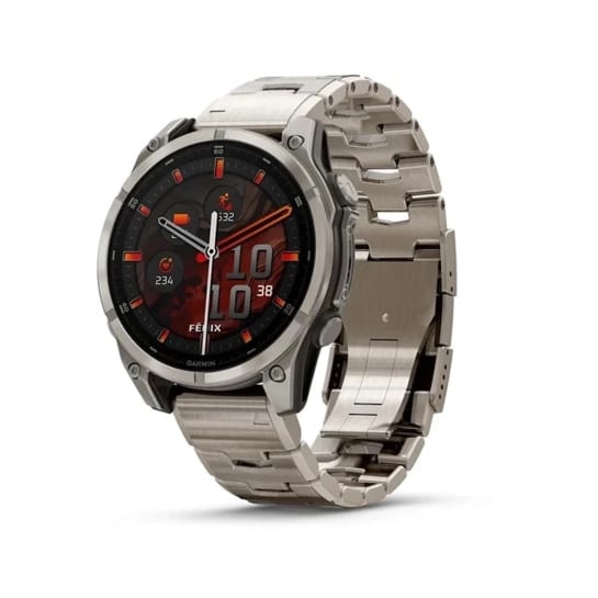 Смарт-годинник Garmin Fenix 8 AMOLED 47mm Sapphire Titanium with Vented titanium bracelet