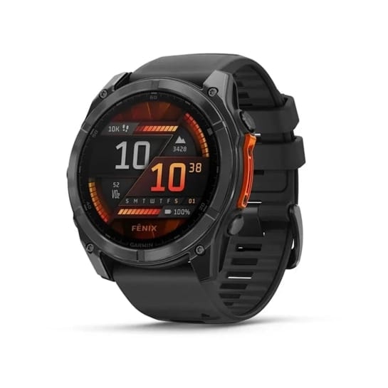 Смарт-годинник Garmin Fenix 8 AMOLED 51mm Slate Grey with Black Silicone Band