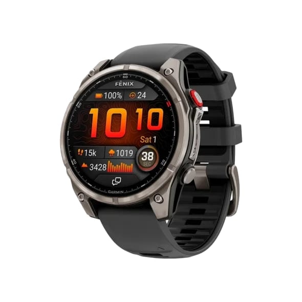 Смарт-годинник Garmin Fenix 8 Pro 47 mm AMOLED Titanium with Graphite/Black (010-03198-10/11)