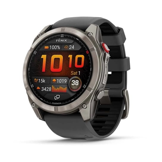 Смарт-годинник Garmin Fenix 8 Pro 51 mm AMOLED Titanium with Graphite/Black Silicone Band (010-03199-10/11)
