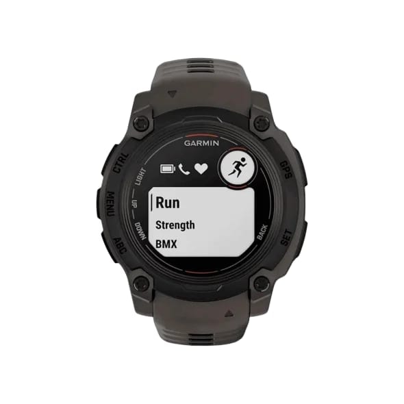 Смарт-годинник Garmin Instinct E 40mm Black with Charcoal Band (010-02932-00/13)