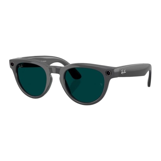 Смарт-окуляри Ray-Ban Meta Headliner Gen 2 - Shiny Asteroid Швидкий кадр з Clear to Emerald Transitions Lenses (RW4013 6702CE 50-23)