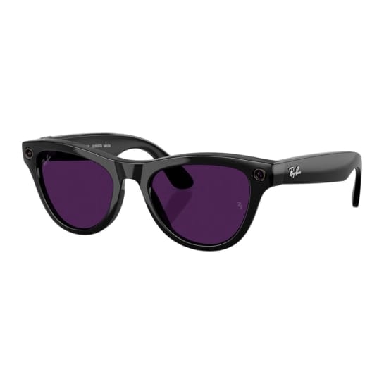 Смарт-окуляри Ray-Ban Meta Skyler Gen 2 - Shiny Black Frame with Clear/Amethyst Transitions Lenses (RW4014 601/CH 52-20)