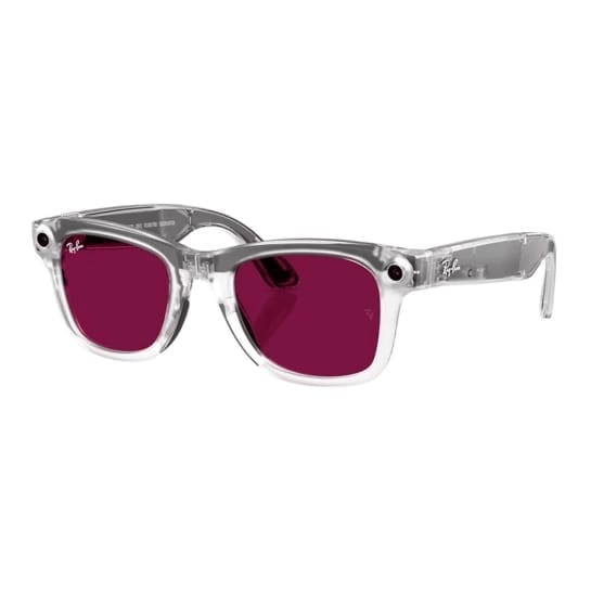 Смарт-окуляри Ray-Ban Meta Wayfarer Gen 2 Limited Edition - Matte Transparent Frame with Clear/Ruby Transition Lenses (RW4012 6770MI 50-22)