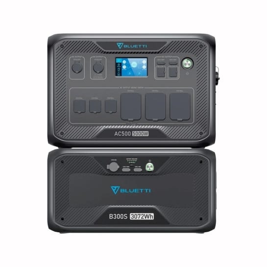 Зарядна станція Bluetti AC500 5000W + акумуляторный модуль B300S (AC500+B300s)